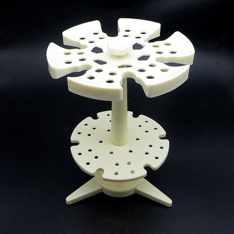 圆盘移液器架6支 移液枪架 移液管架 刻度吸管架 移液器多用架子