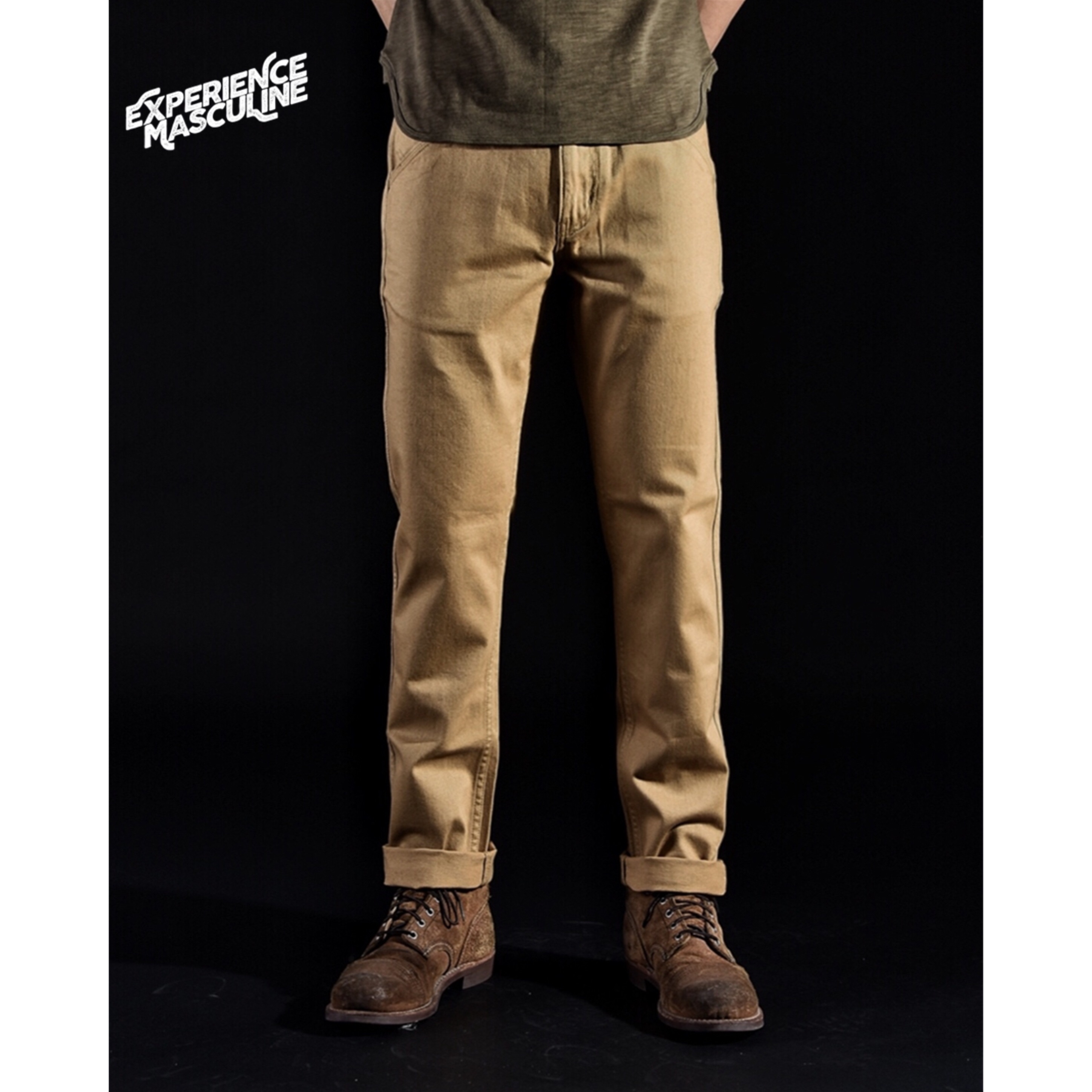 Back to ancient times chino Pencil Pants new pattern Self cultivation Cone Khaki pants work clothes Casual pants Ami Khakiin the Men's clothing, Casual pants  category - from Buy2taobao.com to provide professional Taobao agent buy service