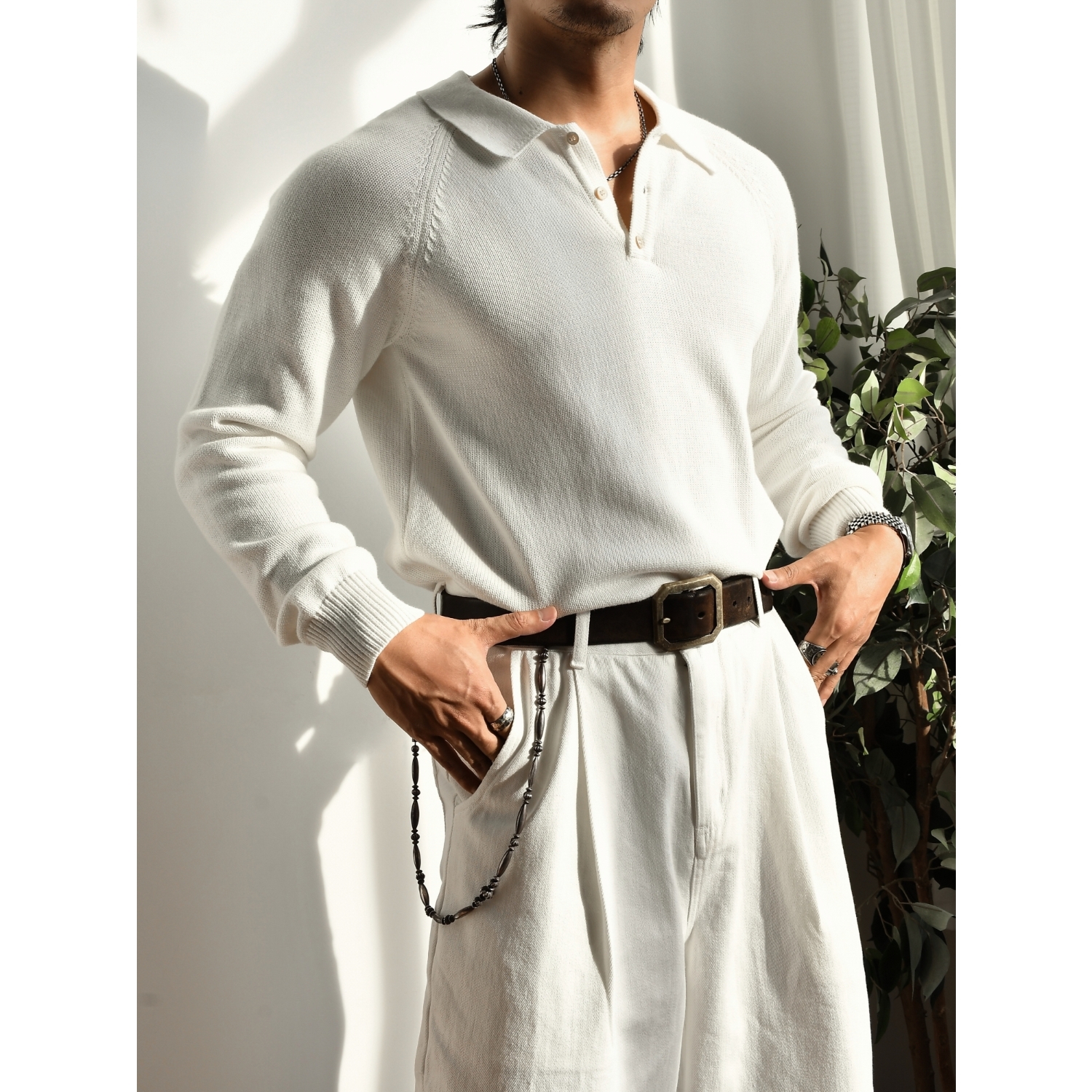 柴米polo衫毛衣套头针织打底衫