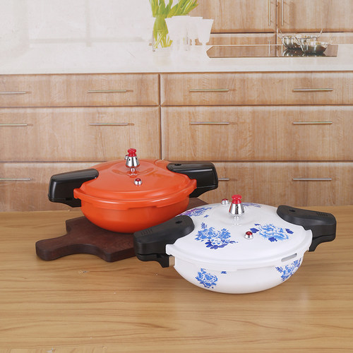 青花高压锅剁椒鱼头专用压力锅生蚝高压锅酒店用电磁炉适用锅商用