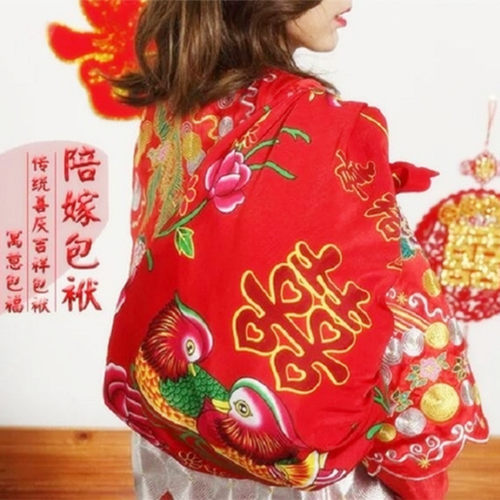 结婚包袱皮婚礼陪嫁红包袱布女方