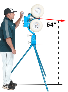 毅挚棒垒 JUGS 专业棒球双轮发球机
