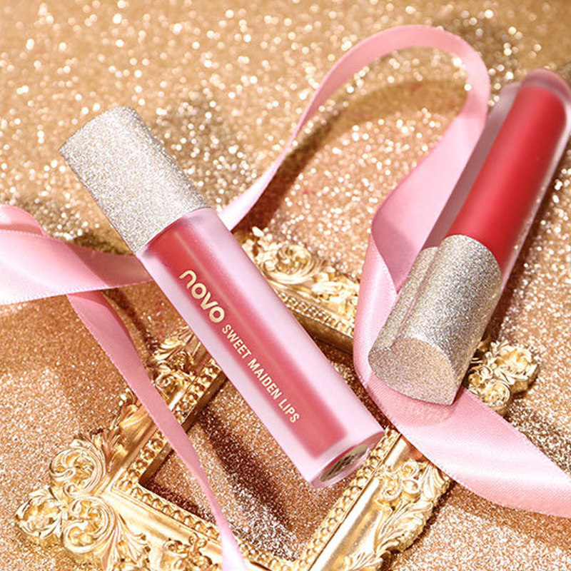 novo雾绒空气唇釉哑光雾面丝绒不掉色不沾杯持久显白学生唇彩口红