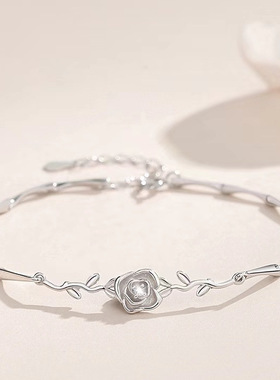 新款小王子与玫瑰花情侣手链一对原创小众轻奢简约手环异地恋礼物