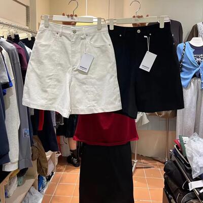 peace owners秋冬韩版复古高腰宽松显瘦休闲ins直筒牛仔五分裤女