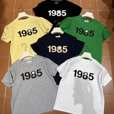peace owners2025春夏韩版1985史努比印花纯棉休闲圆领短袖T恤女