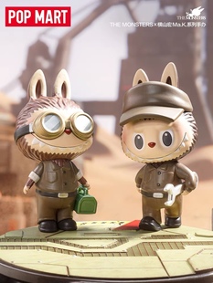 LABUBU横山宏Ma.k.系列盲盒摆件 POPMART泡泡玛特拉布布机甲手办