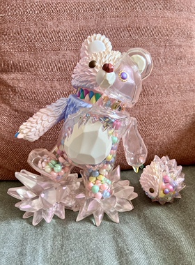 INSTINCTOY慕奇冻结大号手办摆件POPMART泡泡玛特大久保联名收藏