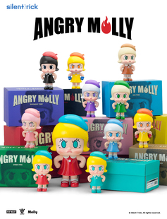 Fire原火爱火拳火molly大娃手办 Molly冰火Ice SilentTrick Angry