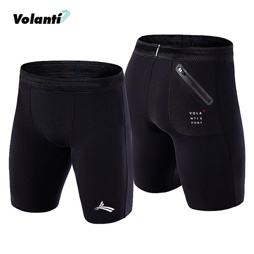 沃兰迪紧身五分裤压缩裤高弹跑步