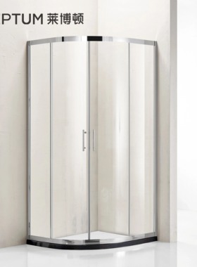 莱博顿弧扇形不锈钢移门淋浴房洗澡卫生间简易隔断玻璃浴室WPK