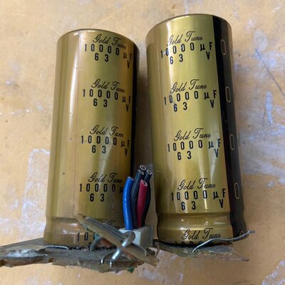 议价尼吉康63V10000UF音频专用滤波电容一对可维修
