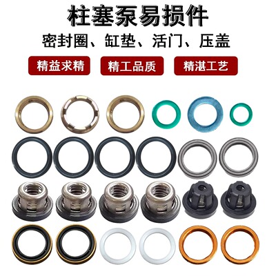 4冲程两缸柱塞泵三钢柱塞密封圈