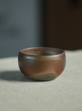 柴烧杯｜陶土 圆融杯 复古·65cc