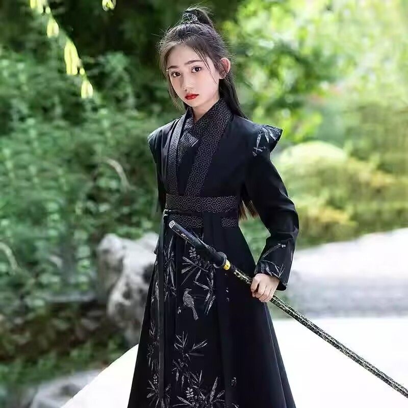 汉服儿童中国小男孩唐装男童侠客古风古装少爷女童花木兰cosP服装,童装/婴儿装/亲子装,汉服,淘宝优惠券,粉丝福利购,淘宝优惠卷