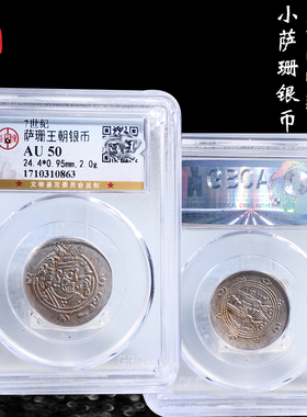 丝绸之路货币公博小萨珊银币