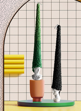 UDOLAND有独大卫秃头香薰蜡烛香氛原创设计创意新年小众氛围礼物