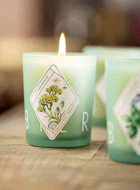 法国进口KERZON香薰蜡烛植物系列卧室内房间小众高级植物精油无烟