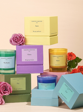 Maison La Bougie香薰蜡烛 彩色AME系列卧室房间持久香氛礼物礼盒