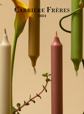 法国植物学家Carriere Freres香薰蜡烛锥形cf新年小众氛围礼物