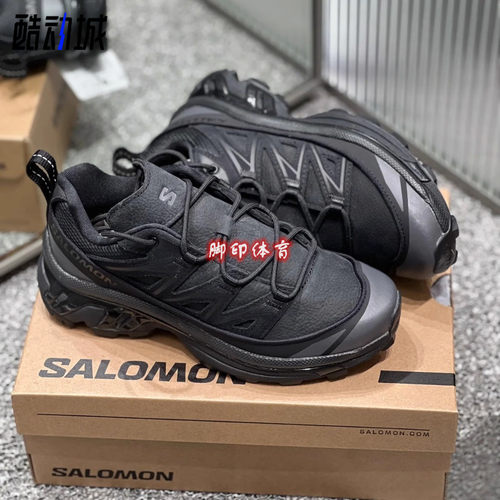 SALOMON萨洛蒙XT-6黑色皮质鞋