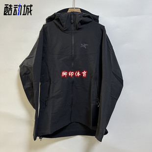 徽标防风防水连帽软壳夹克男款 Arcteryx始祖鸟 Logo hoody Gamma