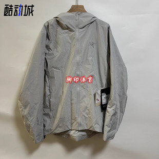 Arcteryx始祖鸟solano hoody纯色logo连帽软壳薄内衬隐秘灰夹克男