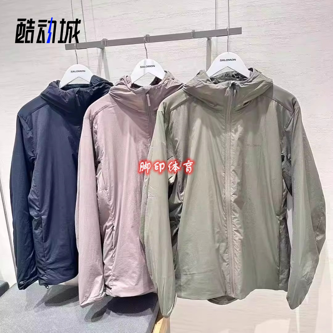SALOMON萨洛蒙户外休闲透气防风保暖棉服mountain flex jckt hood