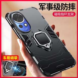 适用华为nova12手机壳nove12pro活力版防摔全包硅胶保护套车载磁吸带指环支架note12ultra标准板男士新款外壳