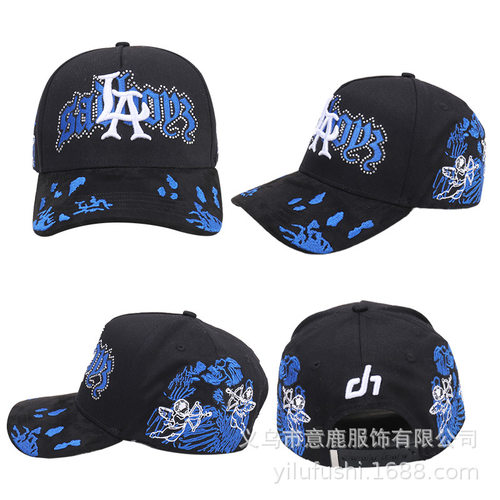 跨境热卖丹迪棒球帽dangdy hats la道奇队鸭舌帽男女工厂现货