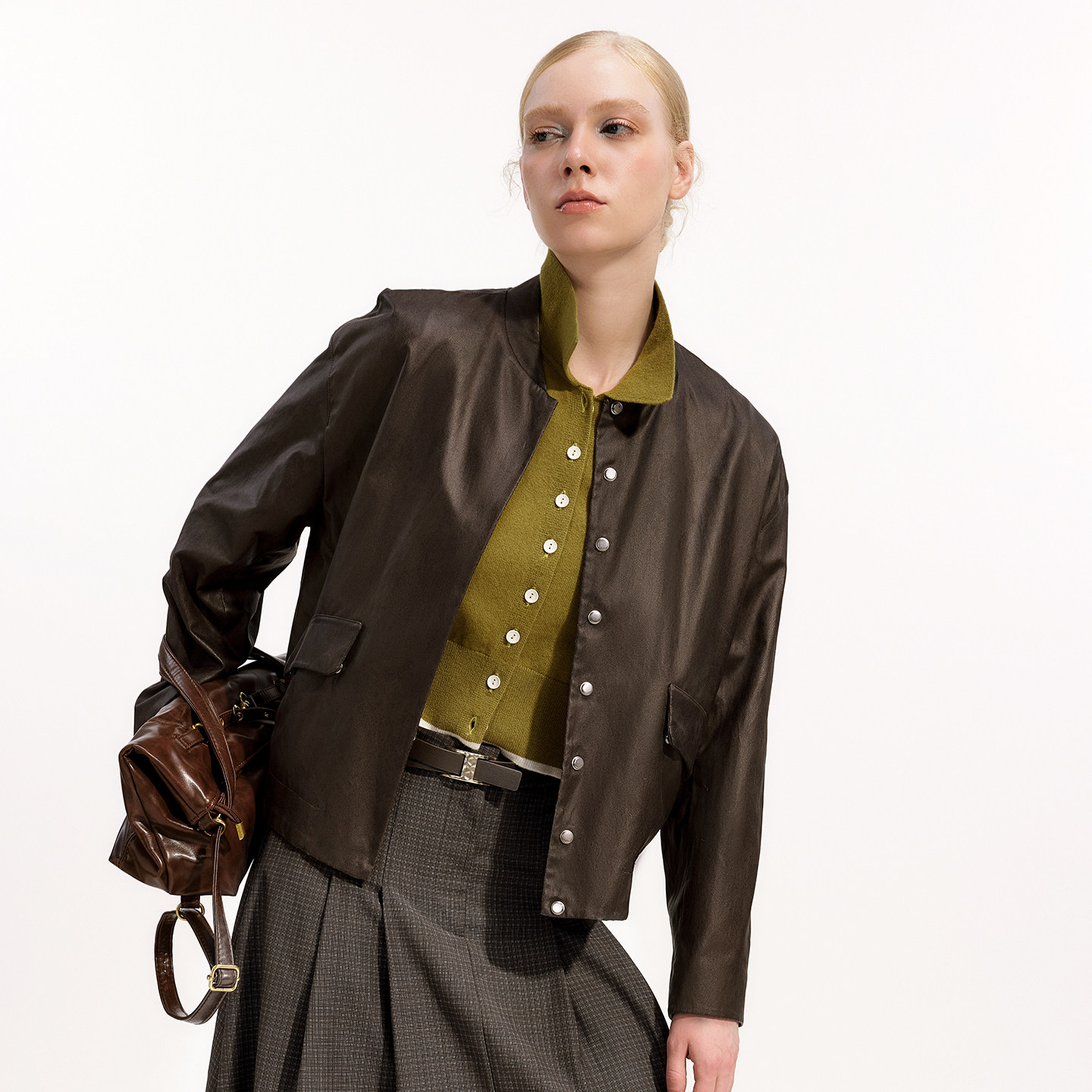 艺之卉复古朋克夹克外套