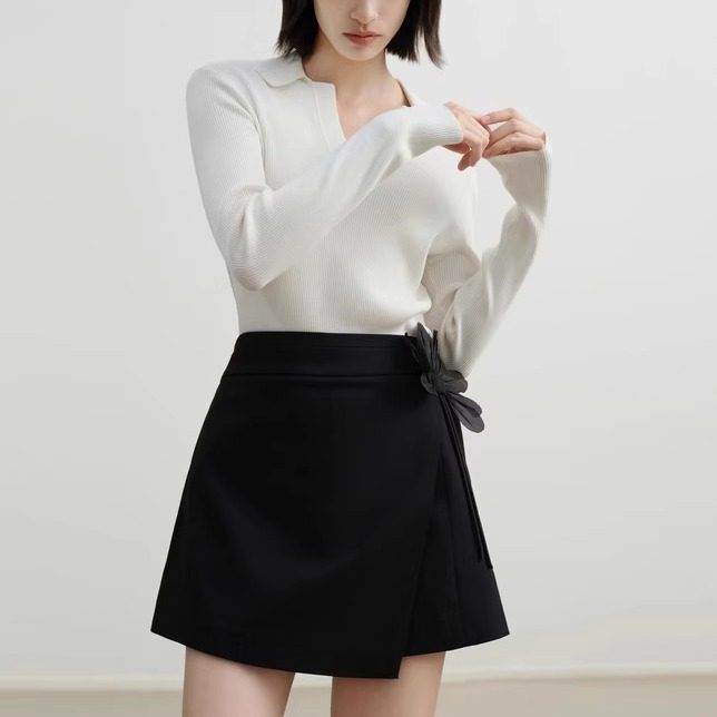 艺之卉文艺修身长袖T恤