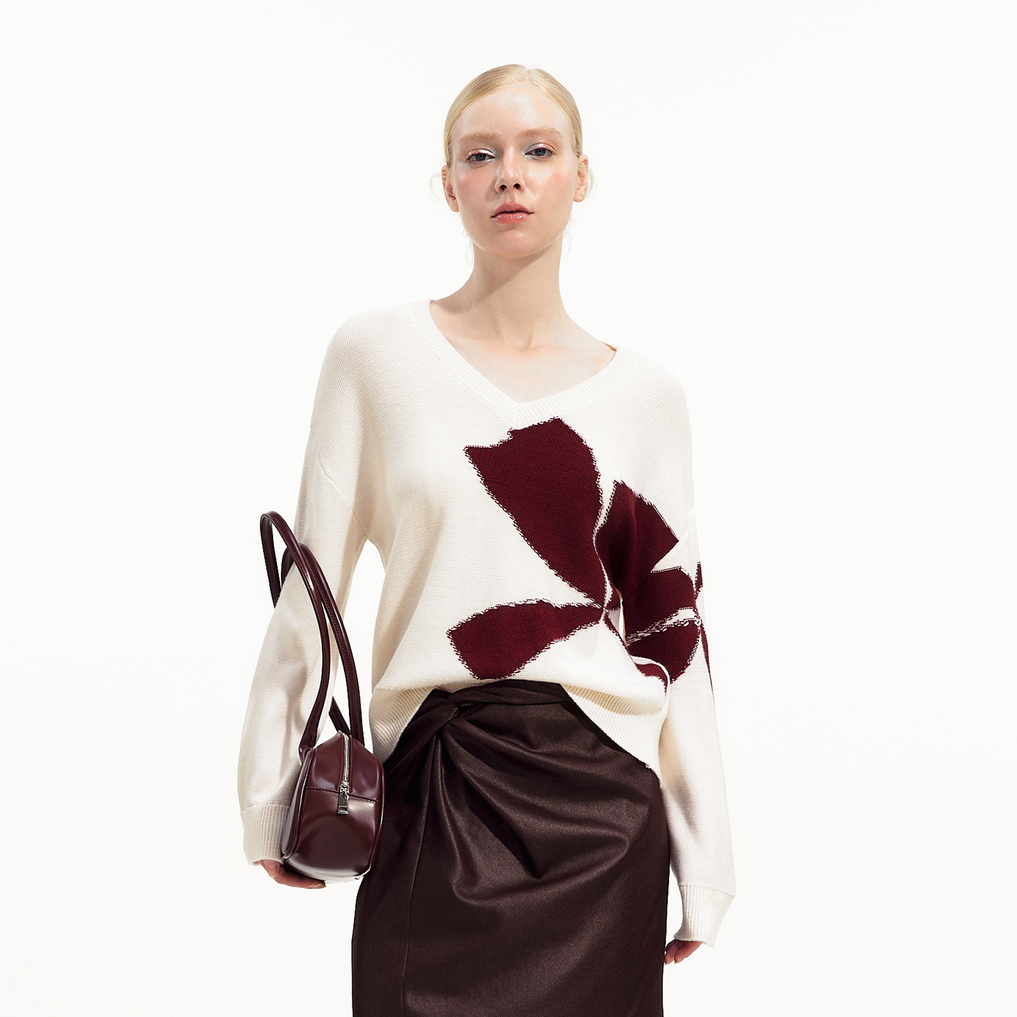 艺之卉疗愈绒感针织衫