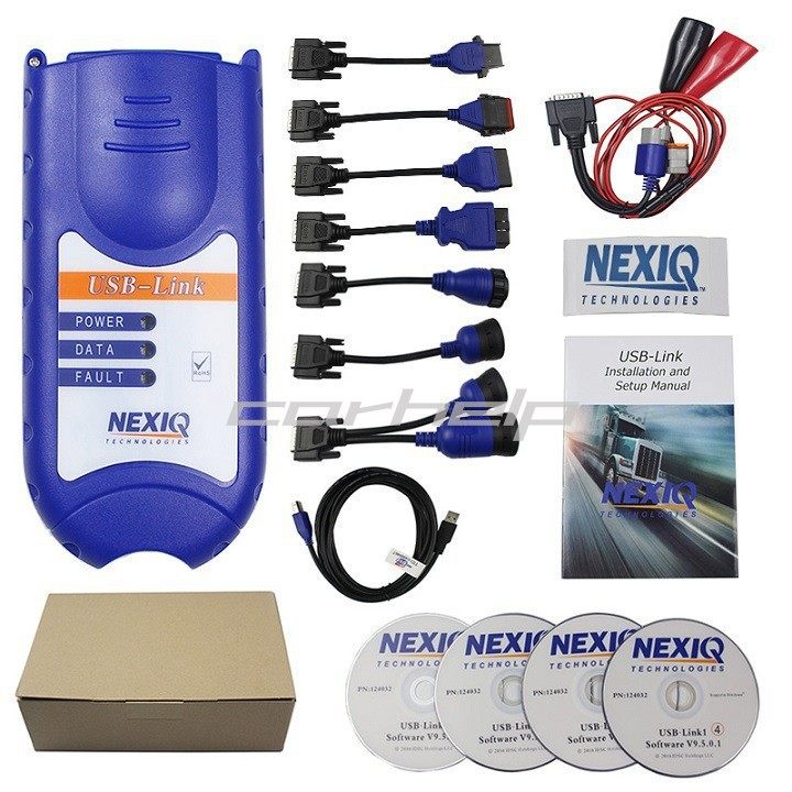 NEXIQ USB Link 1 Heavy Duty Truck Tools 重型柴油卡车汽车检测