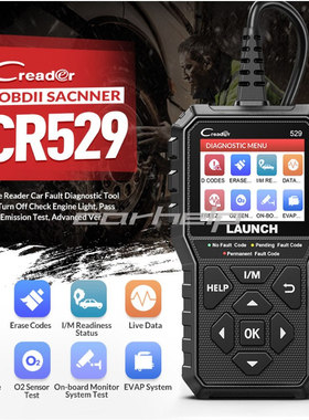 元征LAUNCH X431 Creader /CR529 OBD II CR5001读码卡海外英文版