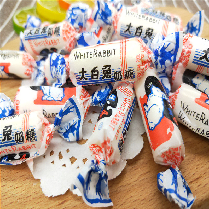 大白兔奶糖结婚庆喜糖果上海特产零食小吃大白兔系列奶糖散装250g