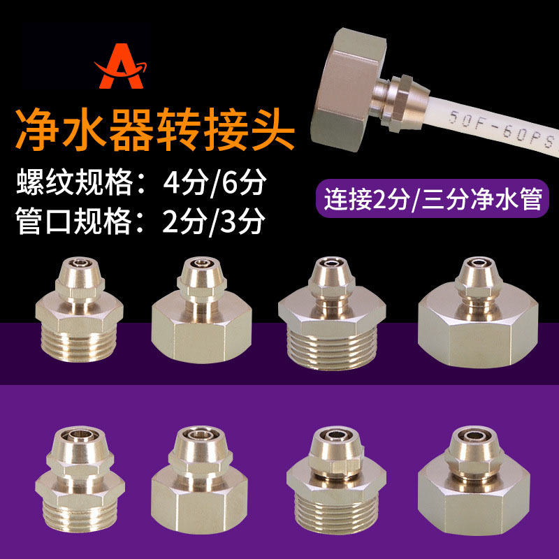 快接净水器转接头内牙4分转配件