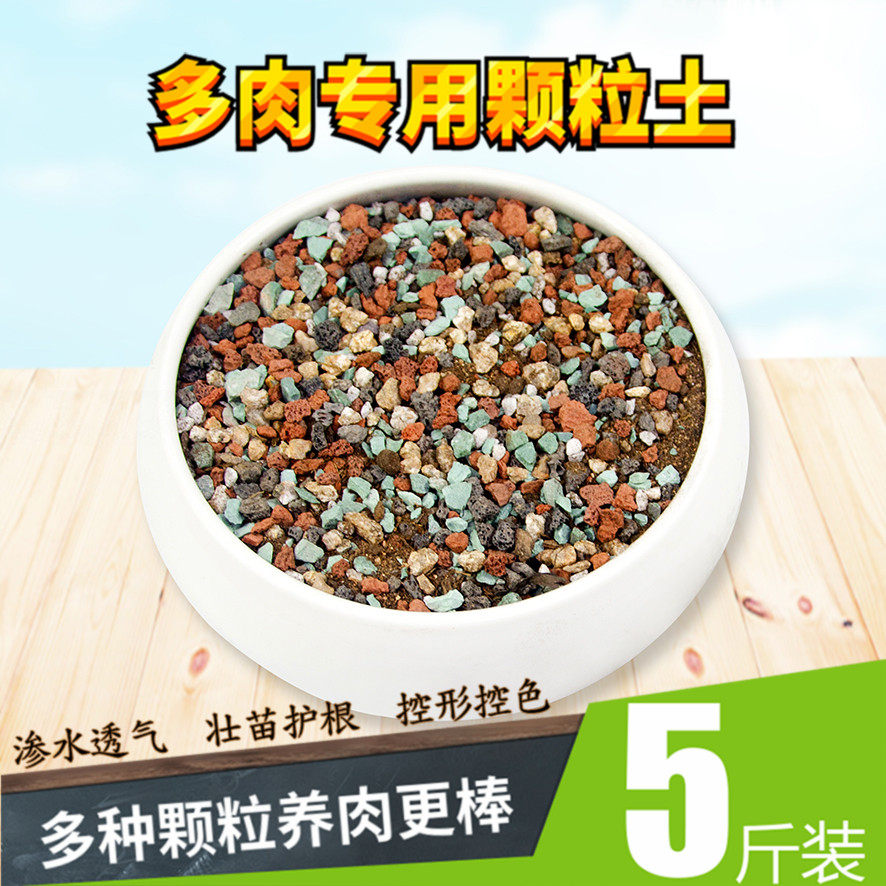 纯颗粒土多肉营养土经济装棷砖土椰砖茶花专用土发财树肥料包邮