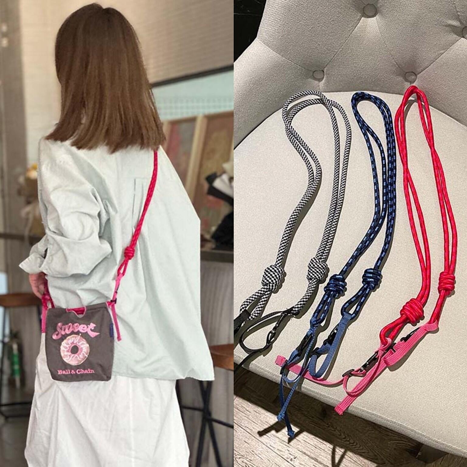 日本正品ballchain斜跨延长肩带