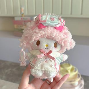 日本代购蝴蝶结piano小羊护士公仔包包挂件钥匙扣可爱玩偶女礼物