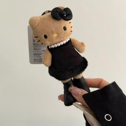日本正版黑皮长腿哈喽kitty挂件