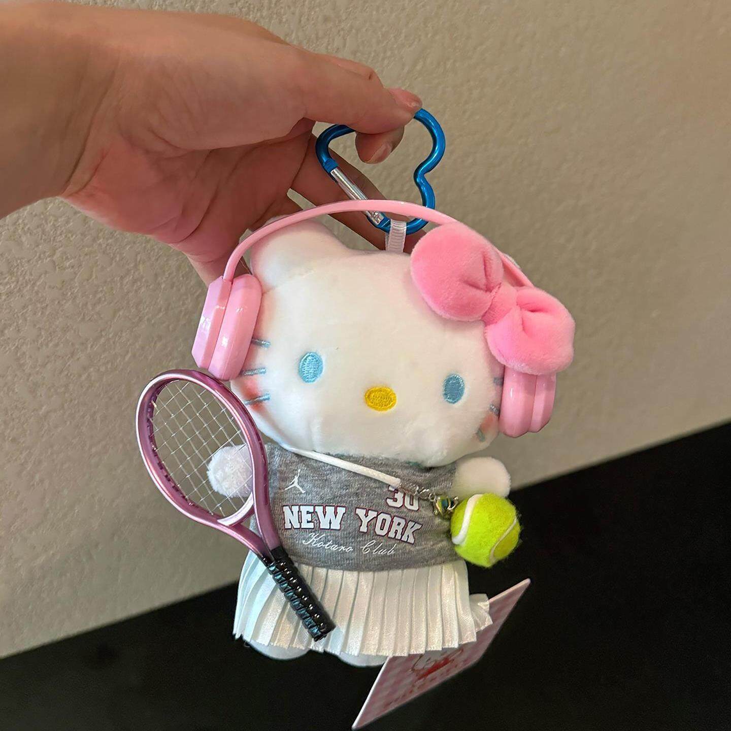 日本哈喽kittyKT网球包包挂件