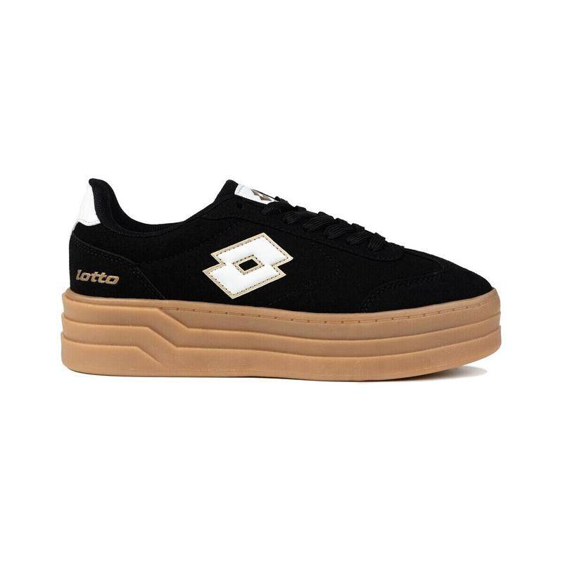 代购Lotto乐途女士休闲鞋增果舒适缓震日常穿搭厚底鞋黑色,运动鞋new,跑步鞋,淘宝优惠券,粉丝福利购,淘宝优惠卷