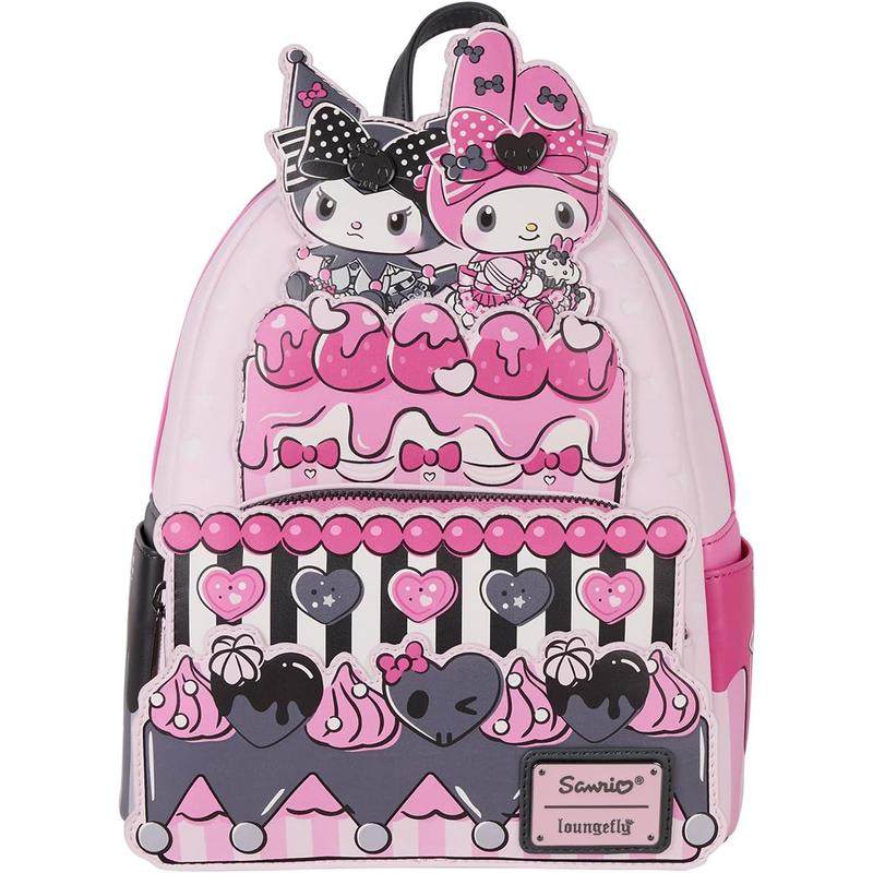 代购Loungefly女士双肩包可调节肩带顶部提手金属铆钉装饰,箱包皮具/热销女包/男包,双肩背包,淘宝优惠券,粉丝福利购,淘宝优惠卷