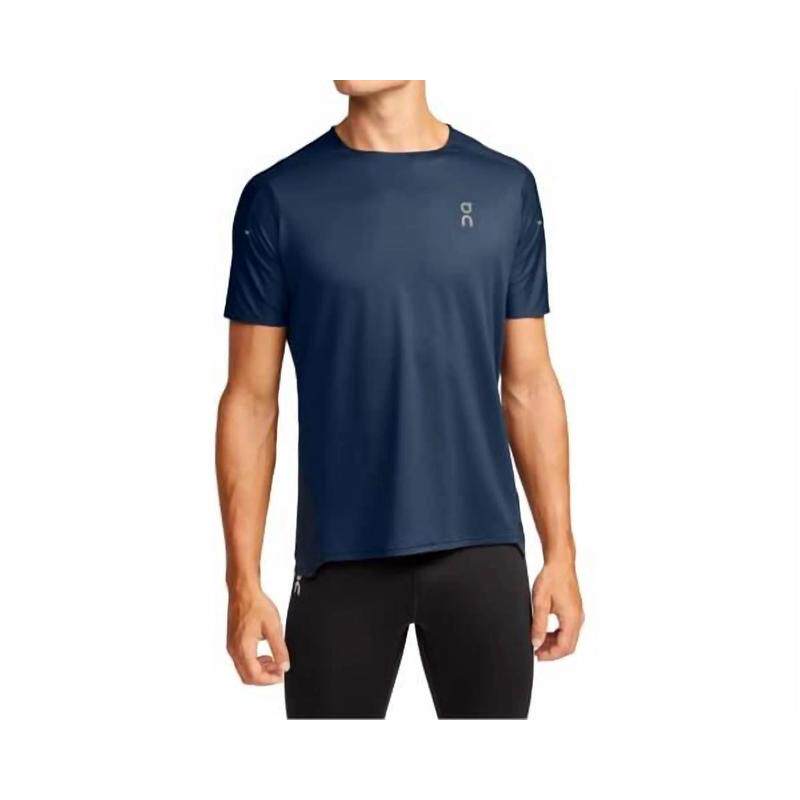 代购ON昂跑男士T恤透气速干短袖纯色夏季运动运动衫爆款休闲