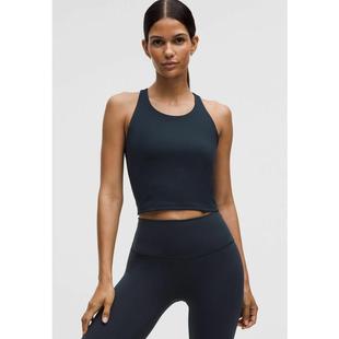 lululemon 露背修身 露露樂蒙女運動T恤透氣訓練健身徒步跑步短款