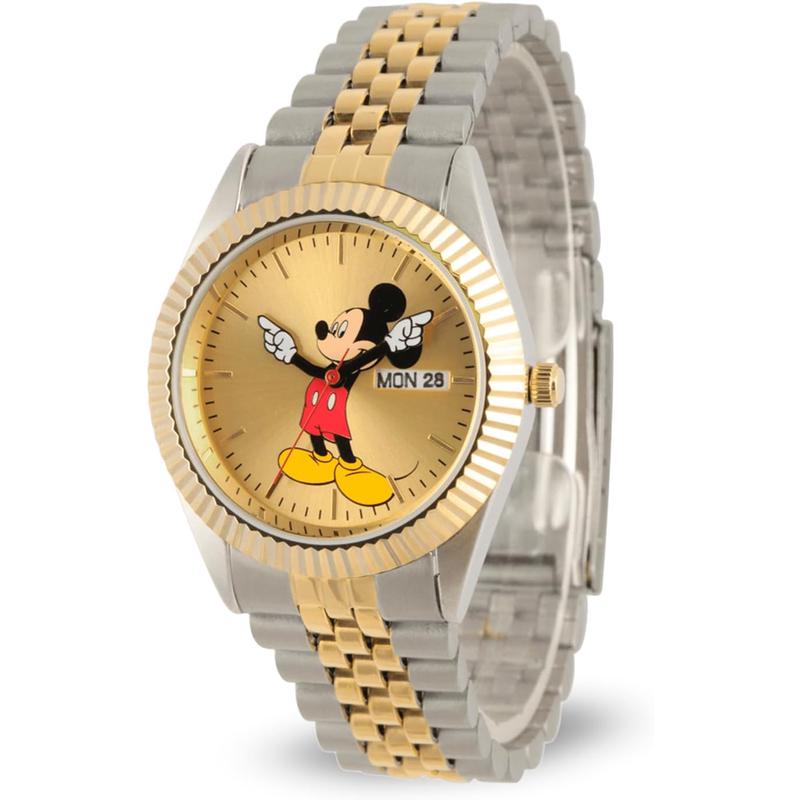 Disney/迪士尼女式迪士尼经典金属表盘石英腕表轻奢时尚复古表