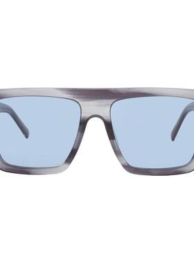 代购MCM男女太阳镜防紫外线蓝色镜片遮光抗眩光眉线框醋酸纤维