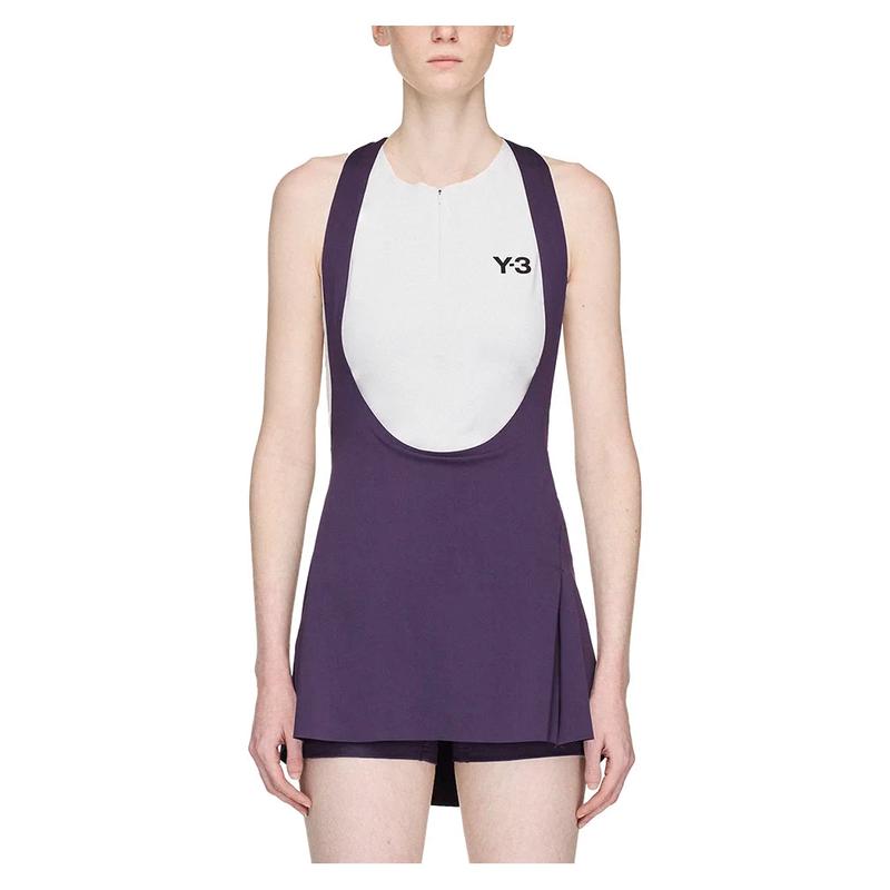 Y-3/Y3  女士网球服内置背带运动裙内置短裤健身服网球比赛