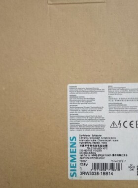 议价3RW3038-1BB14软启动器37kW/400V 3RW30381BB14